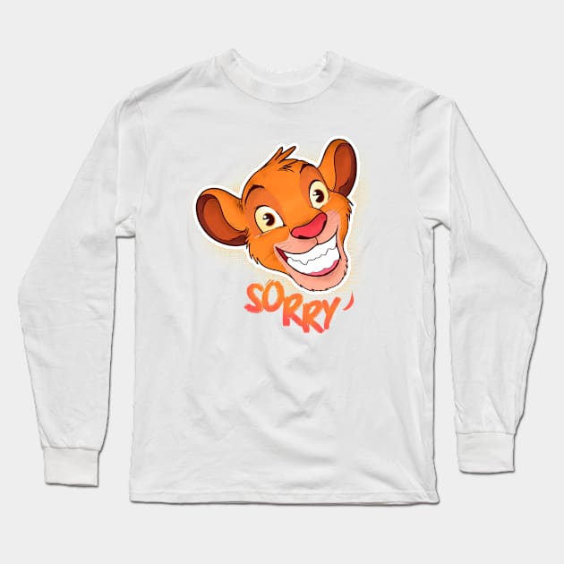 SORRY Long Sleeve T-Shirt by Eoli Studio